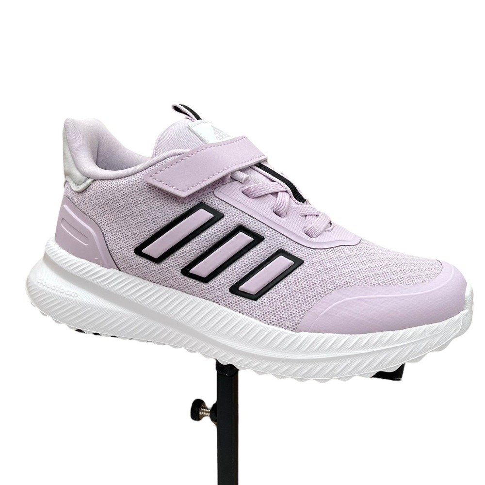 Adidas X_PLRPATH Youth Girls Slip-on Sneakers Size 2 Light Purple Lavender White